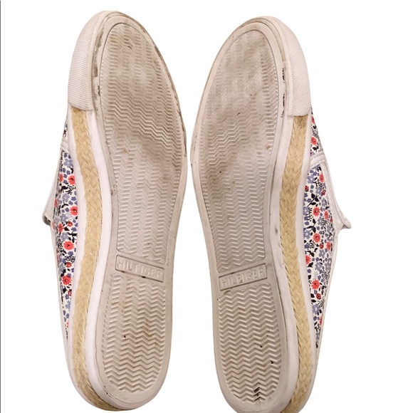Tommy Hilfiger Women’s Floral Canvas Espadrilles Mules Slip On 7.5M - Picture 6 of 7